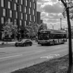 A city bus travelling along an urban road; illustrative image for the Bus Simulator 2026 Android guide